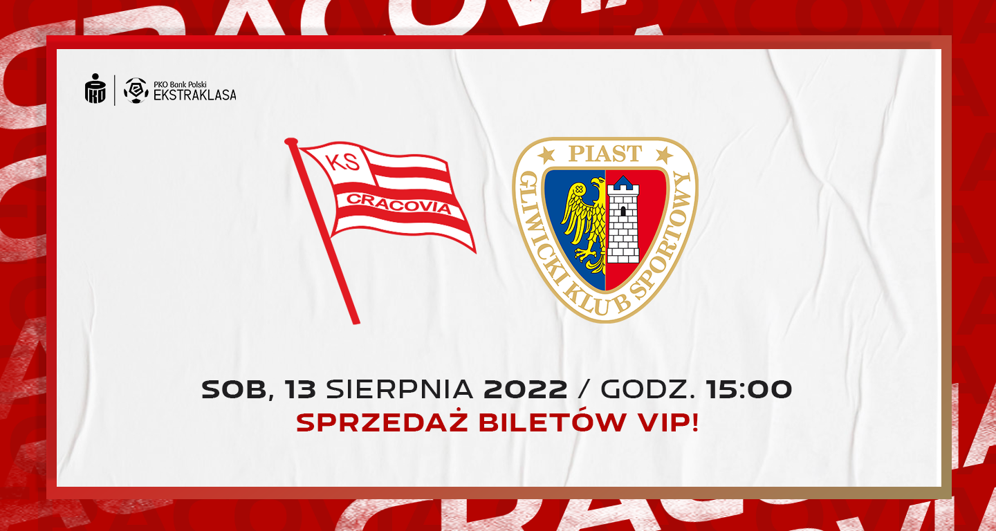 Sprzedaż biletów VIP na mecz z Piastem Gliwice